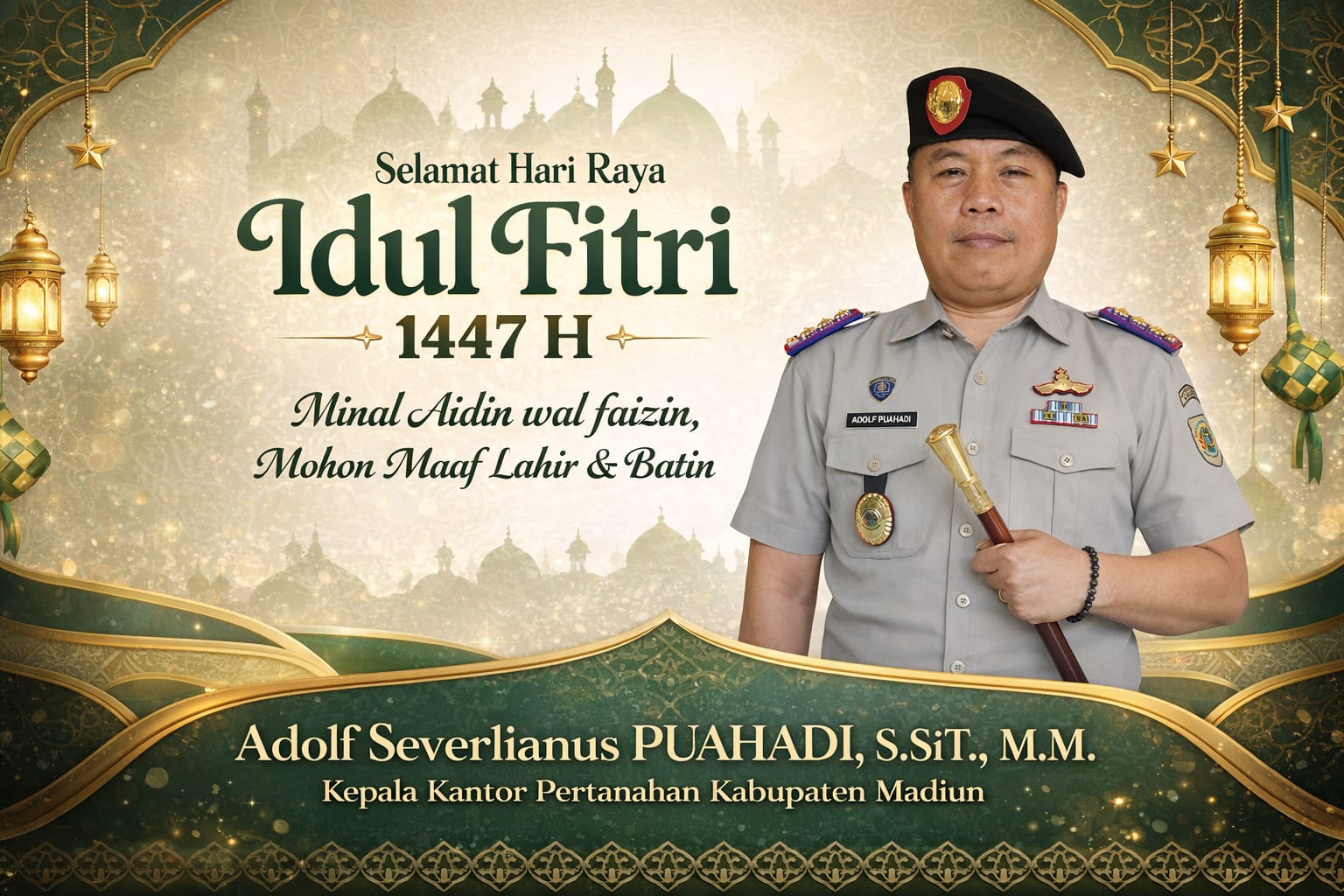 Ad idul fitri kepala pertanahan madiun